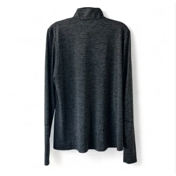 Under Armour Gray Quarter-Zip Pullover S Logo Volleyball HeatGear Loose Fit XL - Picture 7 of 13